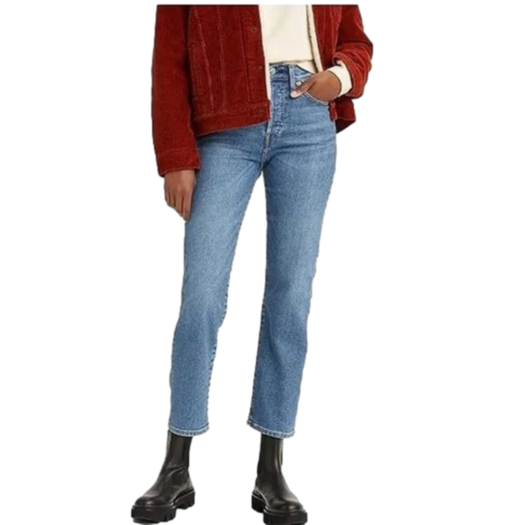 Levi's Denim - Levi’s Wedgie Straight-Leg  Cropped Jeans